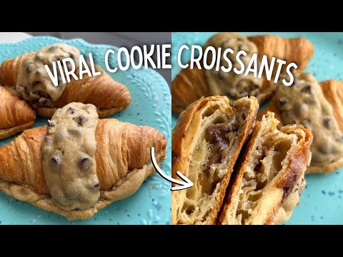 Viral Cookie Croissant Recipe | How To Make a Crookie | Paola Santana