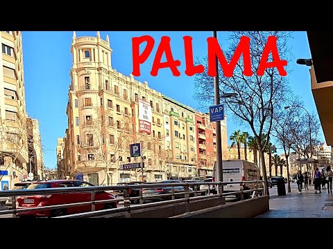 Palma Mallorca Walking Tour February 2026/ 4K UHD 