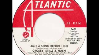 Crosby Stills and Nash Just A Song Before I Go HQ Remastered Extended Version