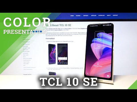 Color Presentation of TCL 10 SE – How Black Back Looks