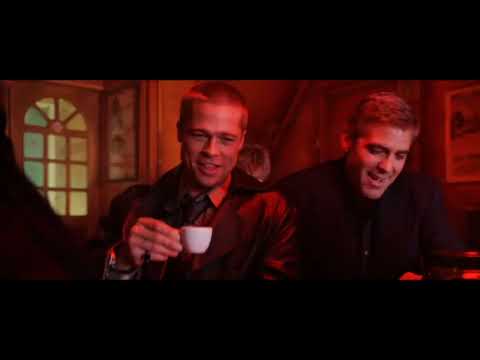 Ocean’s Twelve montage panel — Night Fox laser rehearsal meets crew montage cues
