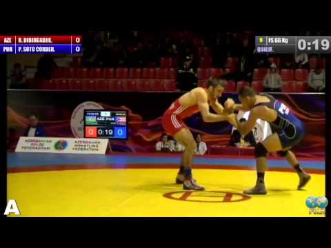 GGP2013 / DIBIRGADJIEV Ruslan (AZE) - SOTO CORDERO Pedro (PUR) - FS 66 kg 1/8 final match