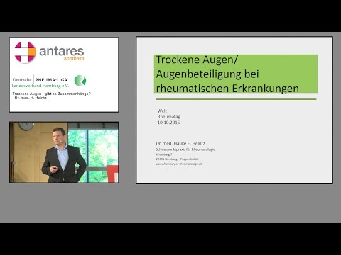 Welt Rheuma Tag 2015 - Trockene Augen (Dr. med. H. Heintz)