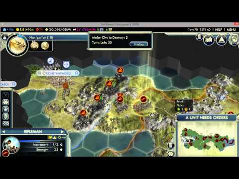 Civ V Mongol Scenario Deity Level Part 10 of 10