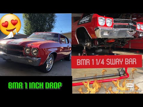 1970 Chevelle SS gets BMR drop springs and 1 1/4 sway bar