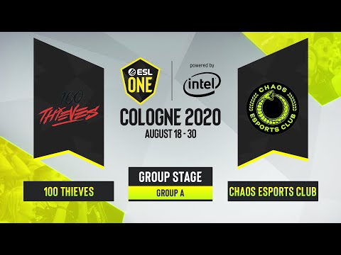 CS:GO - 100 Thieves vs. Chaos Esports Club [Nuke] Map 1 - ESL One Cologne 2020 - Group A - NA