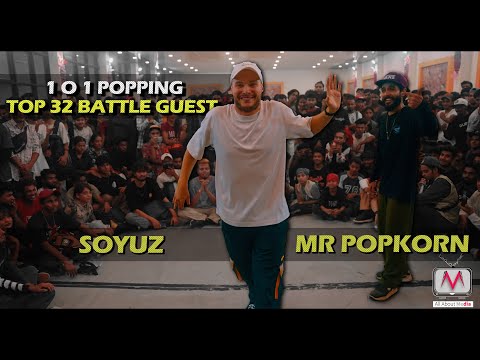 SOYUZ VS POPKORN| BATTLE GUEST BHARAT JAM VO.4 | 1 O 1 POPPING |HYPED DANCE BATTLE |
