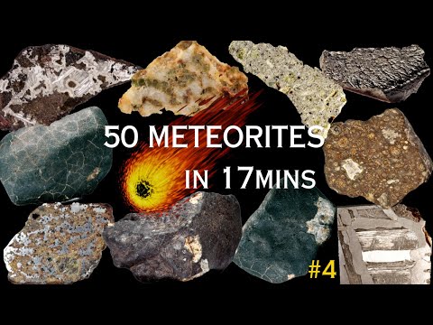 50 Shades of Space Rocks Part IV, Created by Maxime Denoncin, Watch 50 Meteorites in 17 minutes!