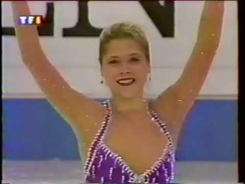 1996 European Championships (TF1) - Ladies Free Skate - Tanja Szewczenko GER