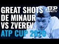 Great Shots & Match Point From Alex de Minaur v Zverev | ATP Cup 2020 Day 1
