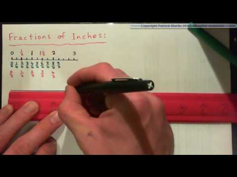 Fractions of Inches