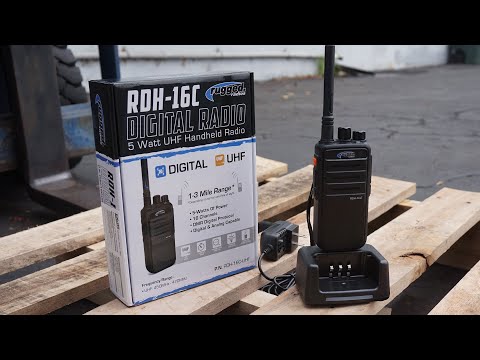 Rugged RDH16 UHF Business Band Handheld Radio - Digital and Analog