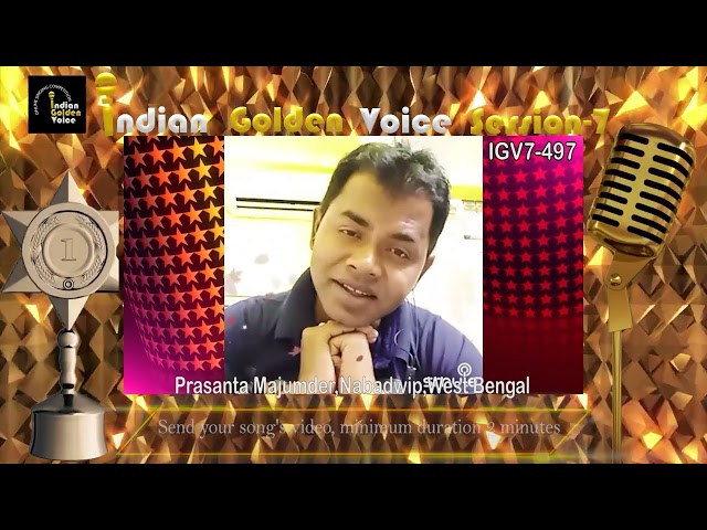 Prasanta Majumder – Online Singing Competition – Indian Golden Voice Session 7 – Mangrove Production