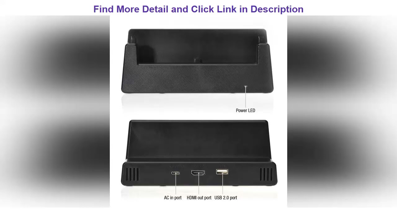 ☑ iMW Low Profile TV Dock for Nintendo Switch