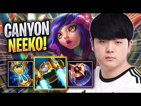 CANYON IS A MONSTER WITH NEEKO! - DK Canyon Plays Neeko JUNGLE vs Karthus! | Season 2023