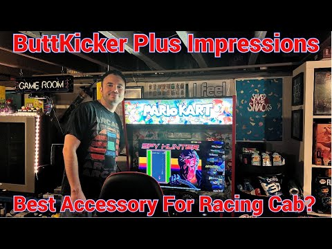 ButtKicker Gamer Plus Overview + Impressions - Must Have Add-On For Arcade Racing Cabinet?