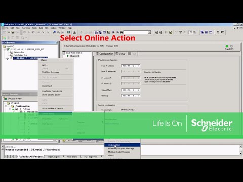 Video: How to access the BMENOC0301 DTM Browser Online Action