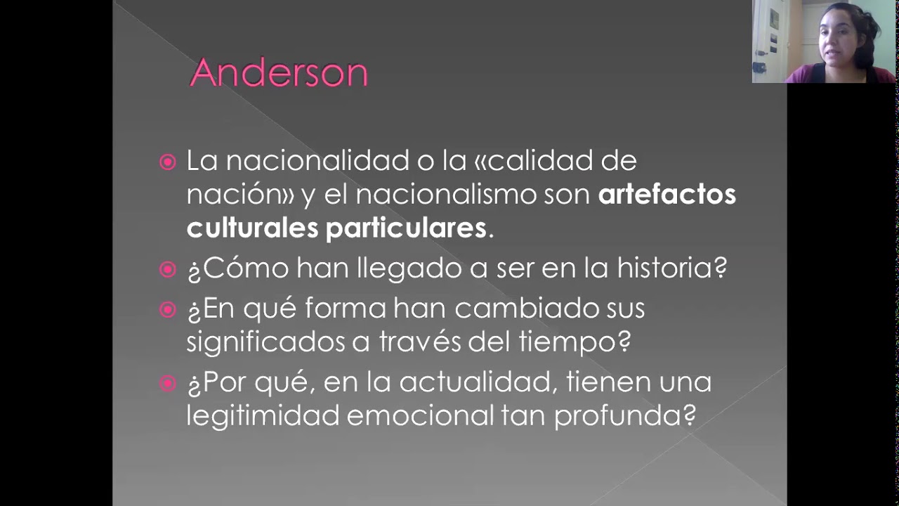 Benedict Anderson. Comunidades imaginadas