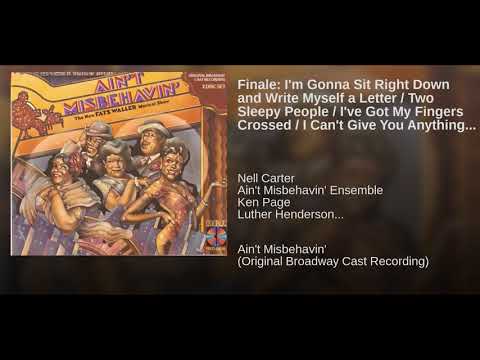 Scene from I'm Gonna Sit Right Down and Write Myself a Letter by Ain't Misbehavin' cast