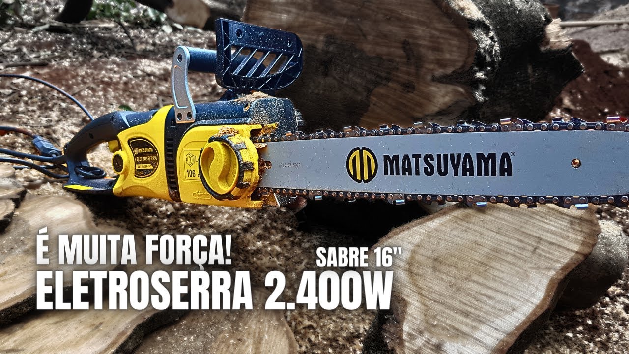 Eletroserra Matsuyama, Sabre de 16", 2.400w de POTÊNCIA