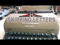 Remington Quiet Riter Typewriter Skipping Letters Adjust Escapement Type Bar Trip