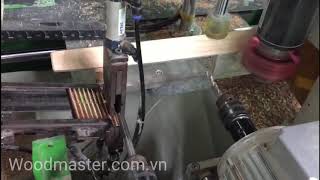 Máy phay vát góc khoan và cấy bù long Woodmaster