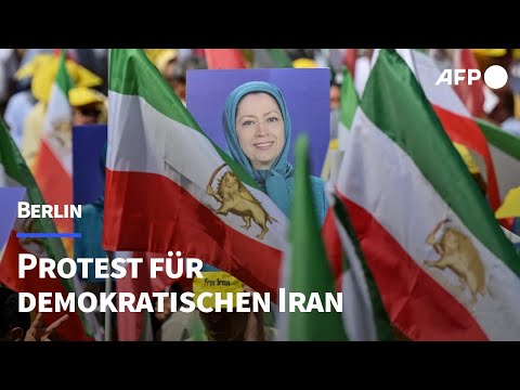 Exil-Iraner protestieren in Berlin gegen Regierung in Teheran | AFP