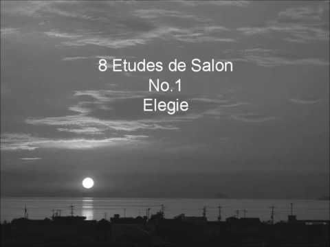 8 Etudes de Salon No.1 Elegie  F.Donjon