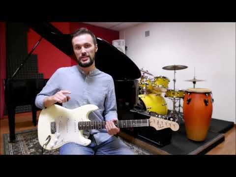 Tutorial Chitarra Funky 1 - semplice, e' Funk!! (easy guitar chords)