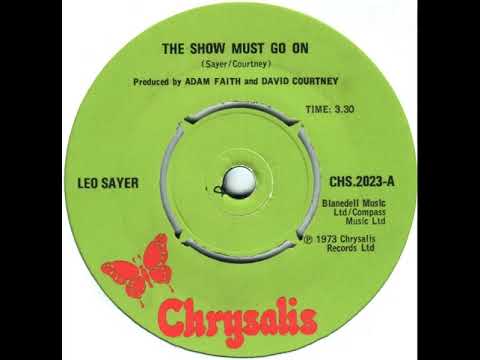 UK New Entry 1973 (246) Leo Sayer - The Show Must Go On