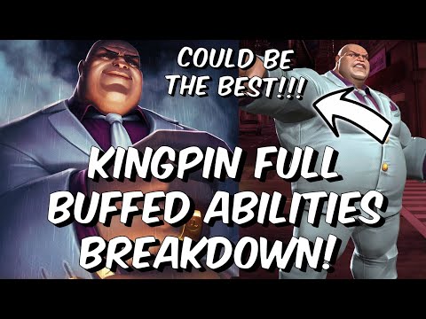 Kingpin Full BUFFED Abilities Breakdown! - Could Be The Best Of The 4! - Marvel Contest of Champions