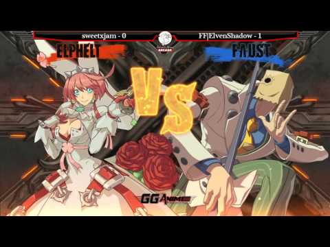 GGAnimeMonthly#3 GGXRD sweetxjam vs FF ElvenShadow