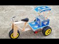 How To Make Matchbox Cycle Rickshaw At Home