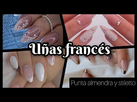 UÑAS FRANCÉS 2024 #uñasdecoradas #diseñosdeuñas #uñasdemoda #artnails #uñasprincipiantes #uñas2024