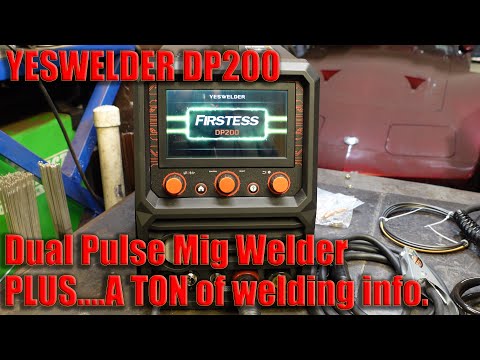 YesWelder DP200 Dual Pulse Mig Welder. First test and overview!