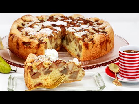 Gelingsicher und schnell zubereitet - BIRNEN SCHLUPFKUCHEN