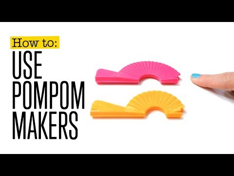 How to use pompom makers