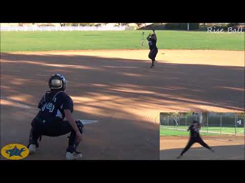 Jacqueline Gonzales' Softball Skills Video - 2018 RHP/1B - So Cal Athletics-Ferguson