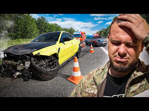 Mon crash en M4 à 130km/h (tout est filmé)