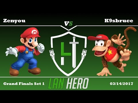 LAN Hero Tuesday #19 Zenyou (Mario) Vs K9sbruce (Diddy Kong) - Grand Finals Set 1