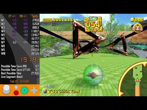 Super Monkey Ball 2 "Story Mode All Levels" Speedrun in 28:10