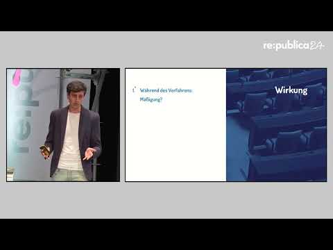 Video Thumbnail: [EN] re:publica 2024: Bijan Moini - Nun sag', wie hast Du's mit der AfD – ...