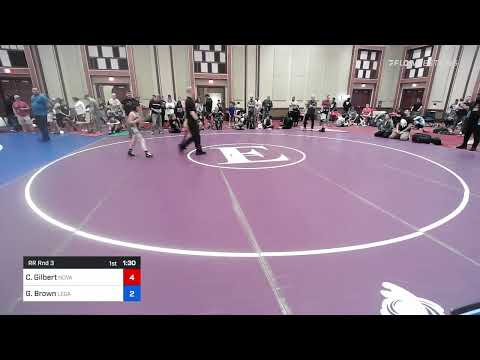 63 Lbs Rr Rnd 3 - Chase Gilbert, NOVA Wrestling Club Vs Greyson Brown, Legacy Wrestling 8b43