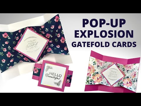 Pop-Up Explosion Greeting Cards | EASY Interactive Card Ideas