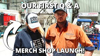 Our First Q&A | Merch Shop Launch video