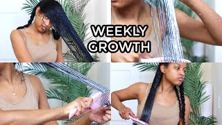 HOW TO TRIPLE YOUR HAIR GROWTH IN 1 WEEK FAST (WEEKLY HAIR GROW ROUTINE)