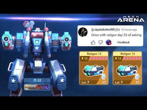 Orion Railgun 12: Unleash the Ultimate Destruction in Mech Arena