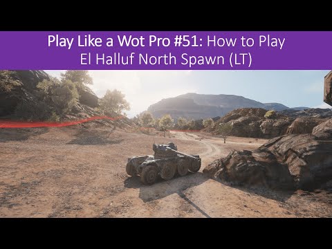 Dealing 6000 Damage in a Tier 8 Light Tank Utilizing this Important Position (El Halluf North Spawn)