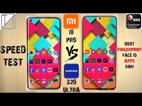 Xiaomi Mi 10 Pro vs Galaxy S20 Ultra Speed Test