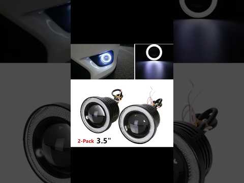 Angel eyes fog lamps for cars #foglamps #angeleyes